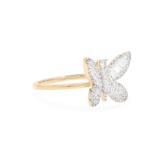Stone And Strand Jumbo Butterfly Diamond Ring