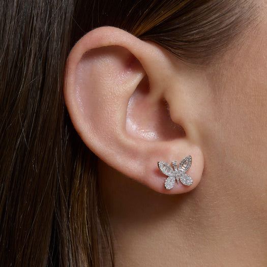 Stone And Strand Jumbo Butterfly Diamond Studs