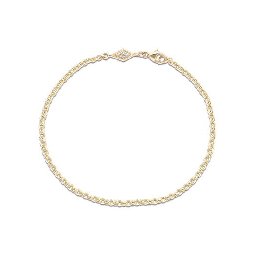 stone and strand Kite Pave Diamond Bracelet