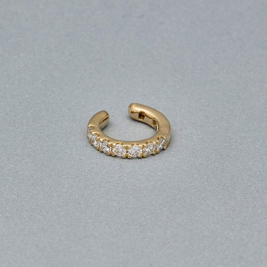 Stone And Strand LAB-Created 2mm Hinged Ear Cuff