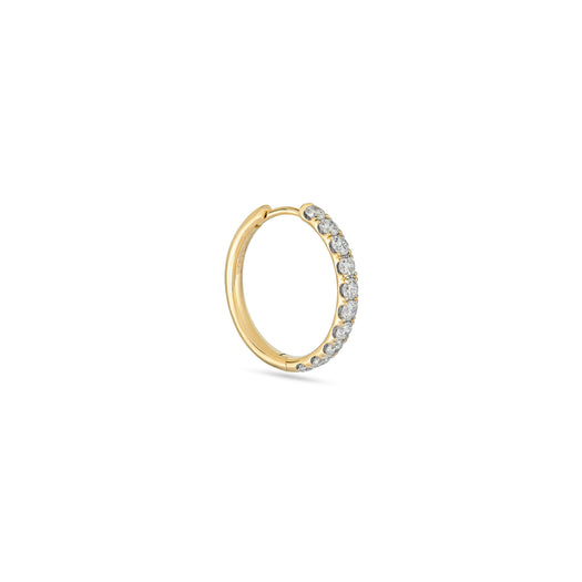 stone and strand LAB-Created Bold Hoops