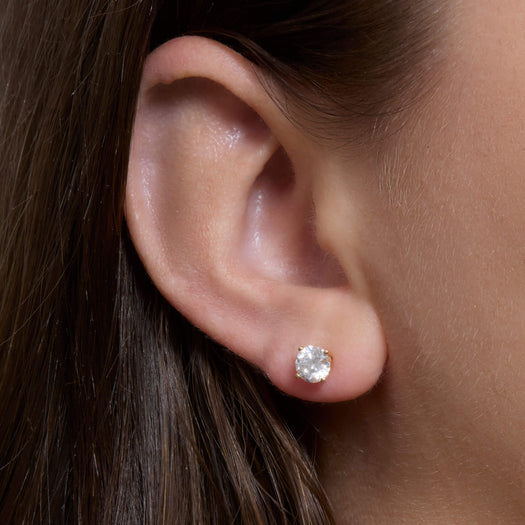 Stone And Strand LAB-Created Classic Diamond Studs