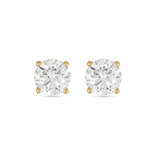 stone and strand LAB-Created Classic Diamond Studs