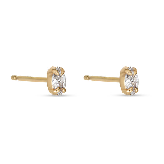 Stone And Strand LAB-Created Diamond Cat Eye Studs