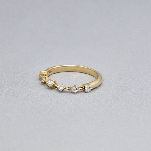 Stone And Strand LAB-Created Diamond Chain Ring