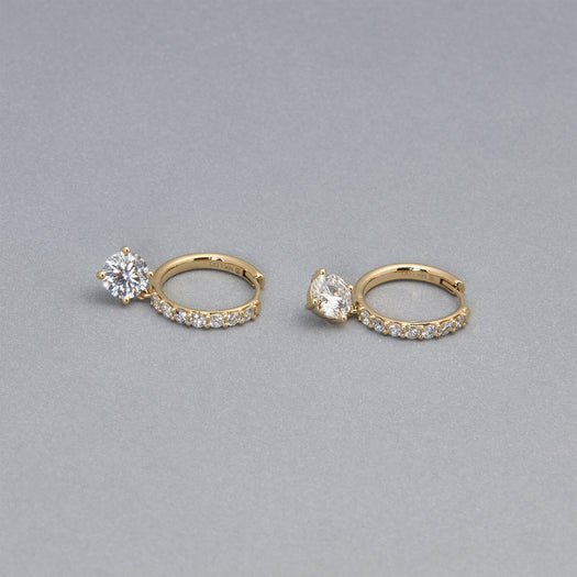 Stone And Strand LAB-Created Diamond Drop Earrings