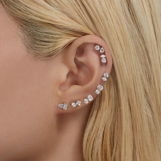Stone And Strand LAB-Created Diamond Gala Studs