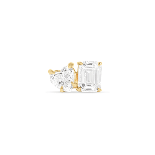 stone and strand LAB-Created Diamond Gala Studs