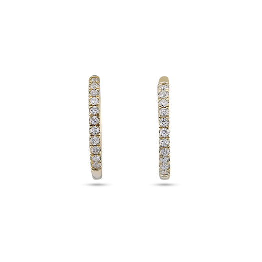 Stone And Strand LAB-Created Diamond Huggies