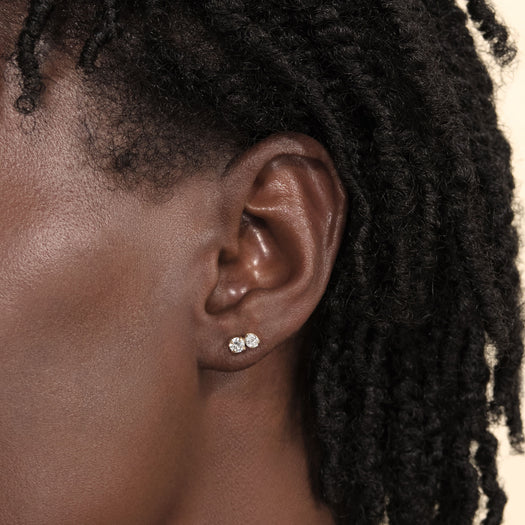 Stone And Strand LAB-Created Diamond Jubilee Studs