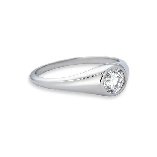 Stone And Strand LAB-Created Diamond Pinky Ring
