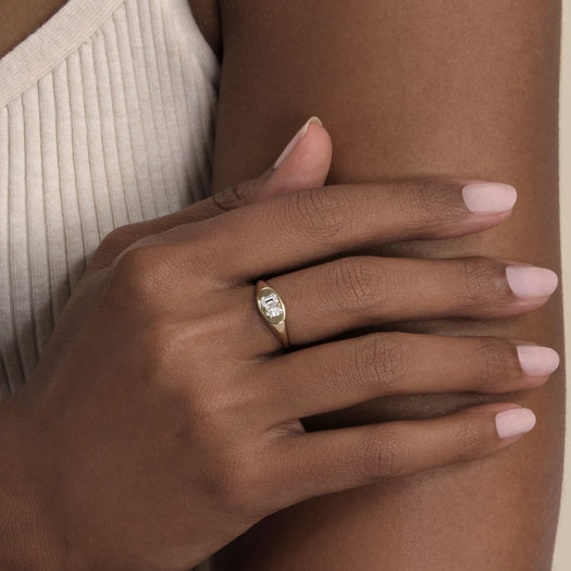 Stone And Strand LAB-Created Diamond Soiree Signet