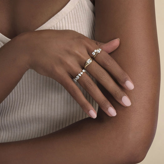 Stone And Strand LAB-Created Diamond Soiree Signet