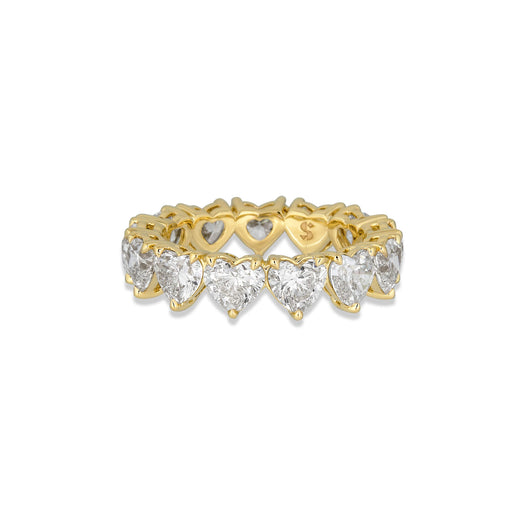 Stone And Strand LAB-Created Heart Eternity Band