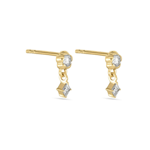 Stone And Strand LAB-Created Nash Diamond Earrings