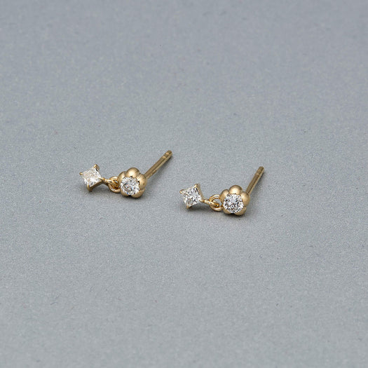 Stone And Strand LAB-Created Nash Diamond Earrings