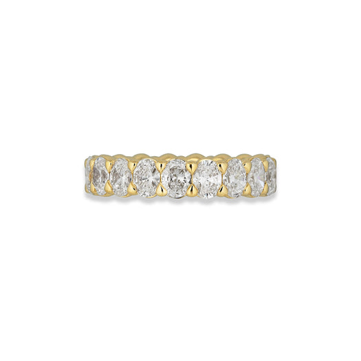 stone and strand LAB-Created Oval Eternity Band