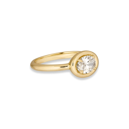 Stone And Strand LAB-Created Oval Icon Pinky Ring