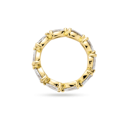 Stone And Strand LAB-Created Pear Eternity Band