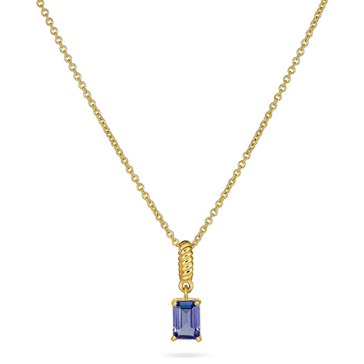 stone and strand Lakeside Tanzanite Necklace