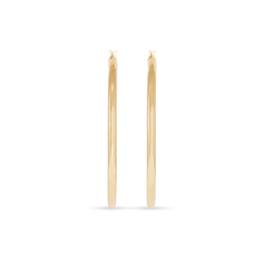 stone and strand Large Classic Hoops