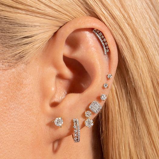 Stone And Strand Large Diamond Studs