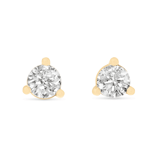 stone and strand Large Diamond Studs