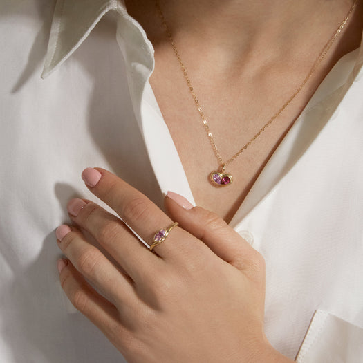 Stone And Strand Lavender Haze Necklace