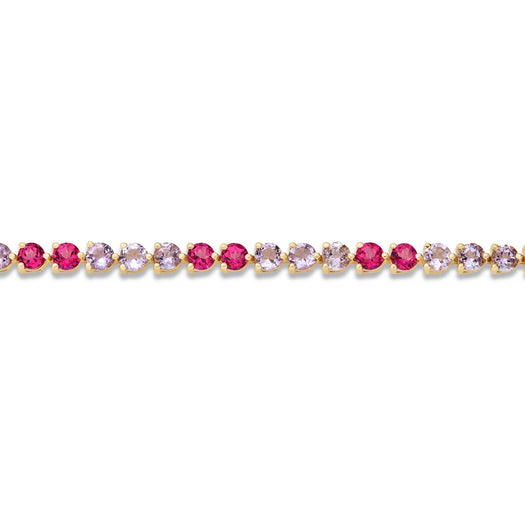 Stone And Strand Lavender Haze Tennis Bracelet