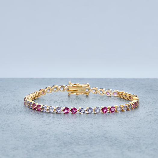 Stone And Strand Lavender Haze Tennis Bracelet