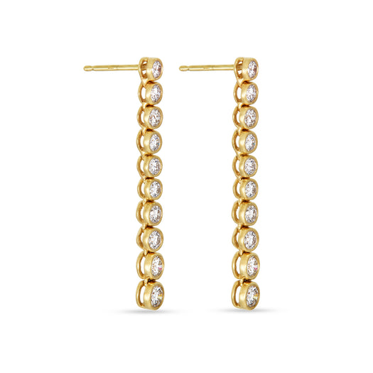 Stone And Strand Let It Slide Tennis Earrings