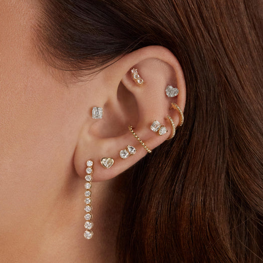 Stone And Strand Let It Slide Tennis Earrings