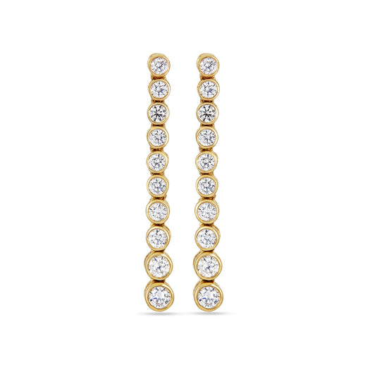 stone and strand Let It Slide Tennis Earrings