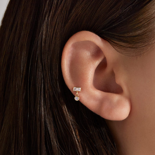 Stone And Strand Lilac Sky Push Pin Stud