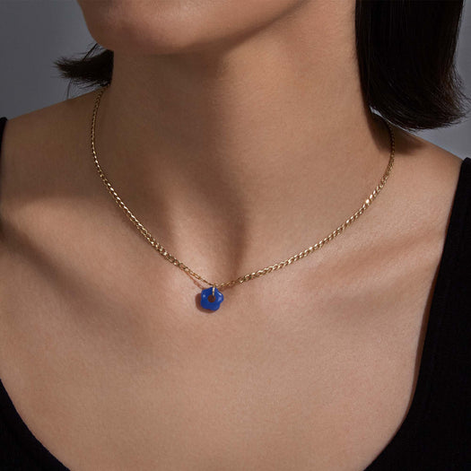 Stone And Strand Little Buttercup Agate Charm