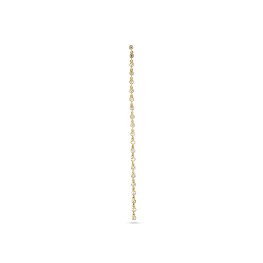 stone and strand Long Diamond Stream Earring