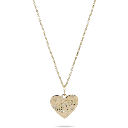 stone and strand Love New York Diamond Necklace