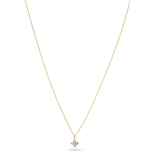 Stone And Strand Luckiest Clover Diamond Choker