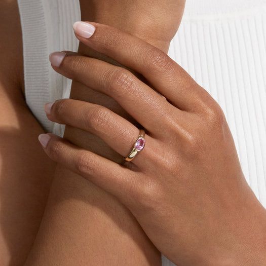 Stone And Strand Magenta Gallant Ring
