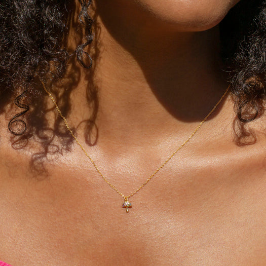 Stone And Strand Magic Mushroom Necklace