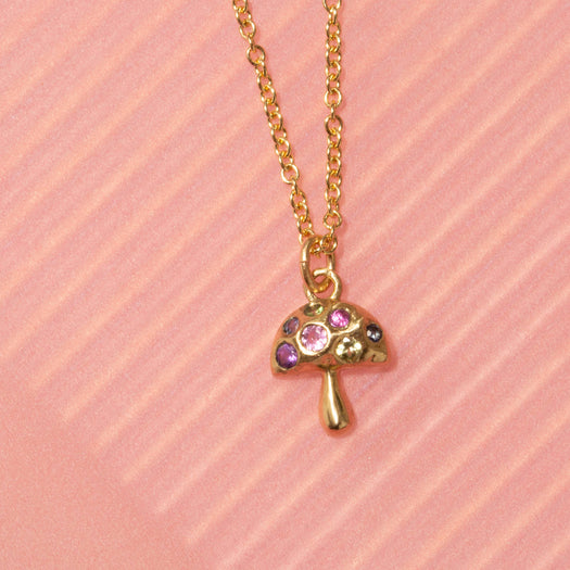 Stone And Strand Magic Mushroom Necklace
