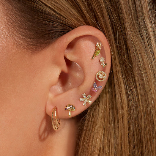 Stone And Strand Magic Mushroom Stud