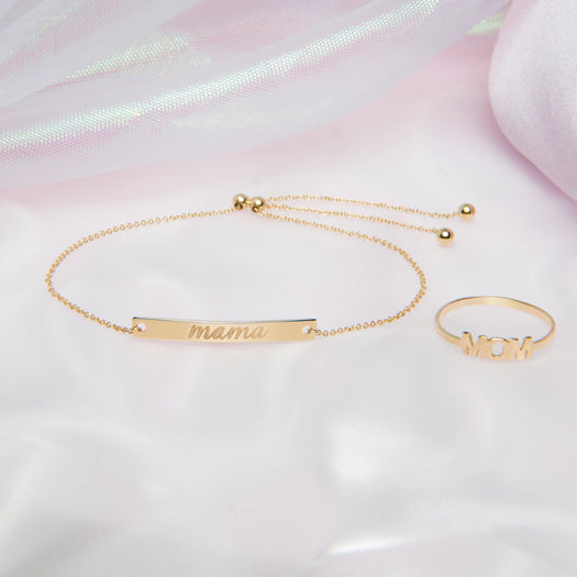 Stone And Strand Mama Bar Slider Bracelet