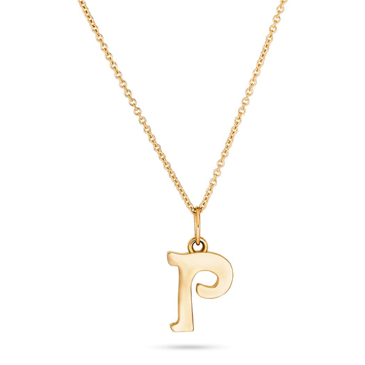 stone and strand Marais Gold Initial Necklace