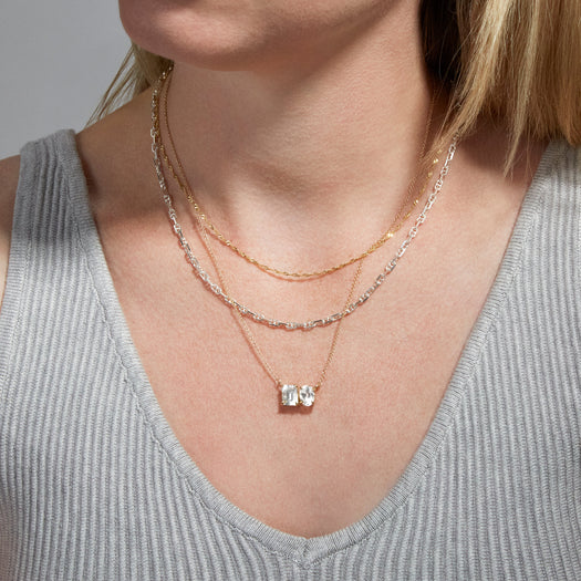 Stone And Strand Maritime Anchor Chain Necklace