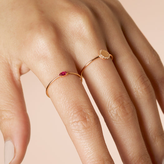 Stone And Strand Marquise Ruby Ring