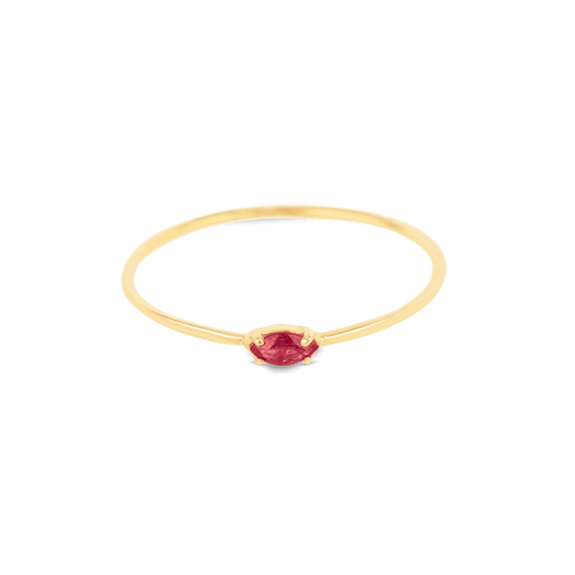 stone and strand Marquise Ruby Ring