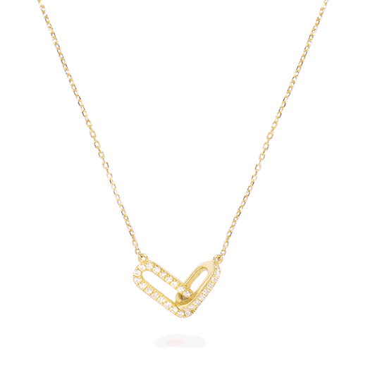 stone and strand Medium Diamond Linked Up Necklace