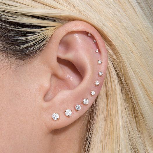 Stone And Strand Medium Diamond Stud