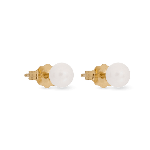 Stone And Strand Medium Pearl Earrings